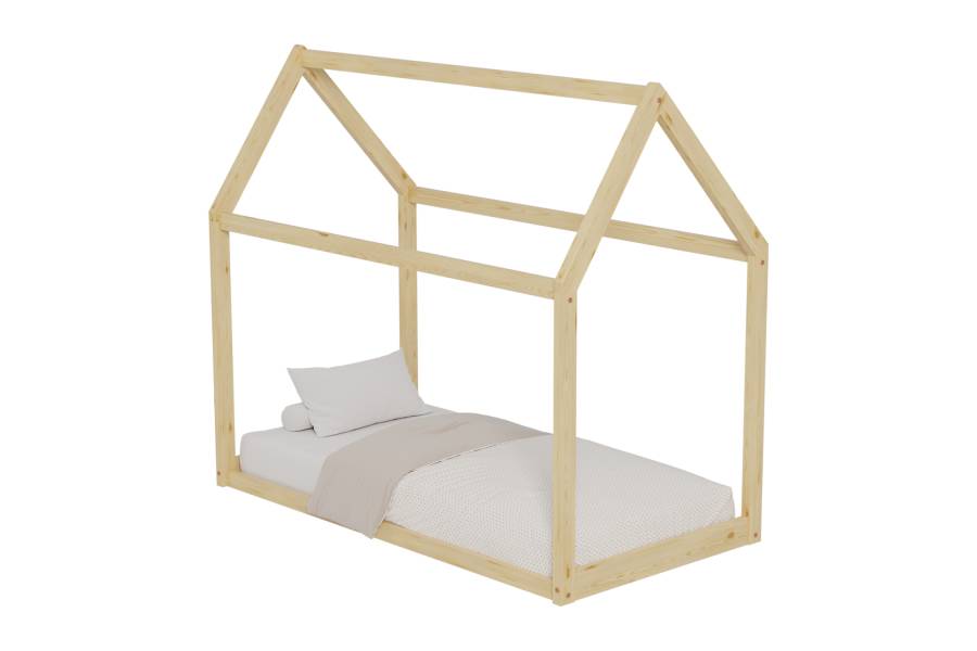 ΚΡΕΒΑΤΙ ΠΑΙΔΙΚΟ PEPE HM677.01 τ.MONTESSORI ΞΥΛΟ ΠΕΥΚΟ ΦΥΣΙΚΟ- 190x90εκ