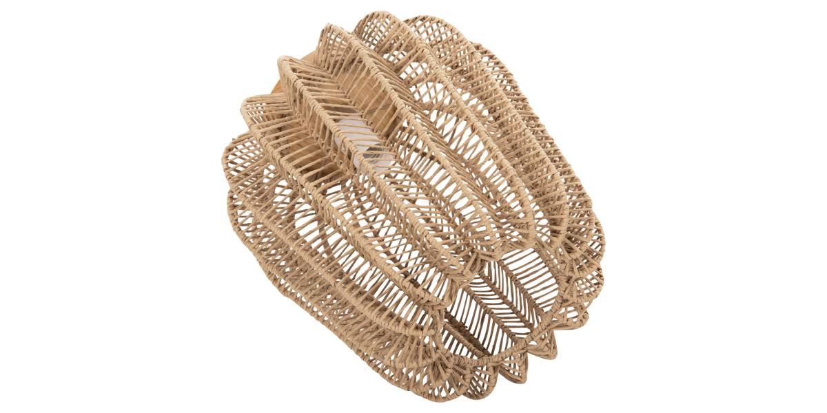 ΕΠΙΤΡΑΠΕΖΙΟ ΦΩΤΙΣΤΙΚΟ HM4350 ΜΕΤΑΛΛΟ ΜΕ PAPER ROPE ΣΕ ΦΥΣΙΚΟ Φ29Χ34Υεκ.