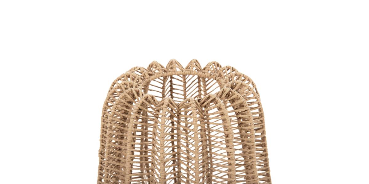 ΕΠΙΤΡΑΠΕΖΙΟ ΦΩΤΙΣΤΙΚΟ HM4350 ΜΕΤΑΛΛΟ ΜΕ PAPER ROPE ΣΕ ΦΥΣΙΚΟ Φ29Χ34Υεκ.