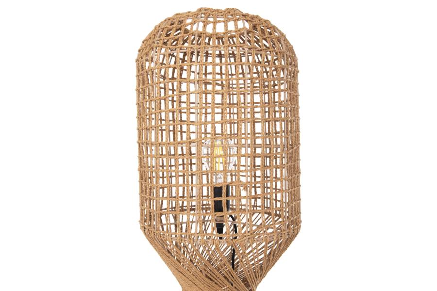 ΦΩΤΙΣΤΙΚΟ ΔΑΠΕΔΟΥ HM4357 ΜΕΤΑΛΛΟ-PAPER ROPE ΣΕ ΚΑΦΕ-2 ΛΑΜΠΕΣ Φ30x134Υεκ.
