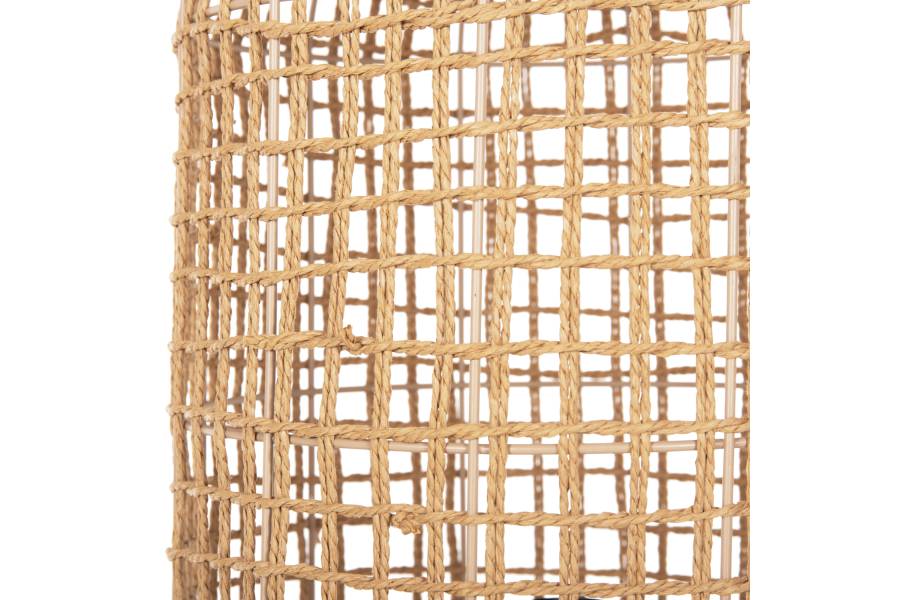 ΦΩΤΙΣΤΙΚΟ ΔΑΠΕΔΟΥ HM4357 ΜΕΤΑΛΛΟ-PAPER ROPE ΣΕ ΚΑΦΕ-2 ΛΑΜΠΕΣ Φ30x134Υεκ.