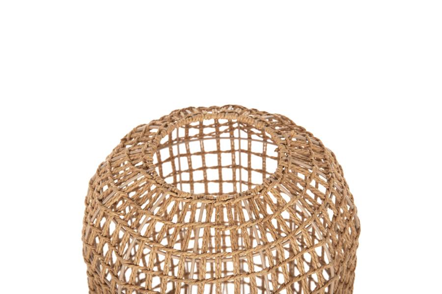 ΦΩΤΙΣΤΙΚΟ ΔΑΠΕΔΟΥ HM4357 ΜΕΤΑΛΛΟ-PAPER ROPE ΣΕ ΚΑΦΕ-2 ΛΑΜΠΕΣ Φ30x134Υεκ.