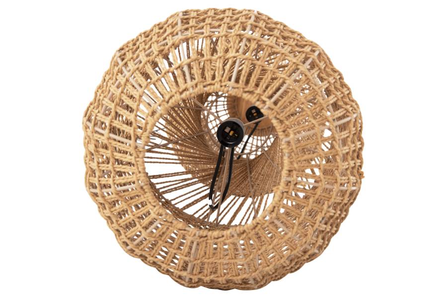 ΦΩΤΙΣΤΙΚΟ ΔΑΠΕΔΟΥ HM4357 ΜΕΤΑΛΛΟ-PAPER ROPE ΣΕ ΚΑΦΕ-2 ΛΑΜΠΕΣ Φ30x134Υεκ.