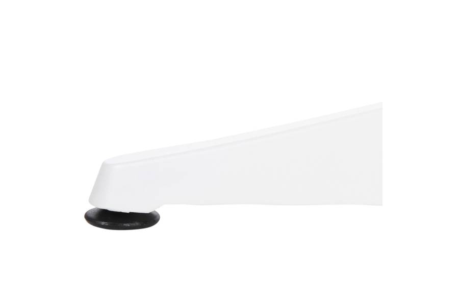 ΤΡΑΠΕΖΙ ΑΛΟΥΜΙΝΙΟΥ ΣΤΡΟΓΓΥΛΟ ALEXA HM6086.02 ΛΕΥΚΟ-POLYWOOD TOP ΦΥΣΙΚΟ Φ60x73Υεκ.