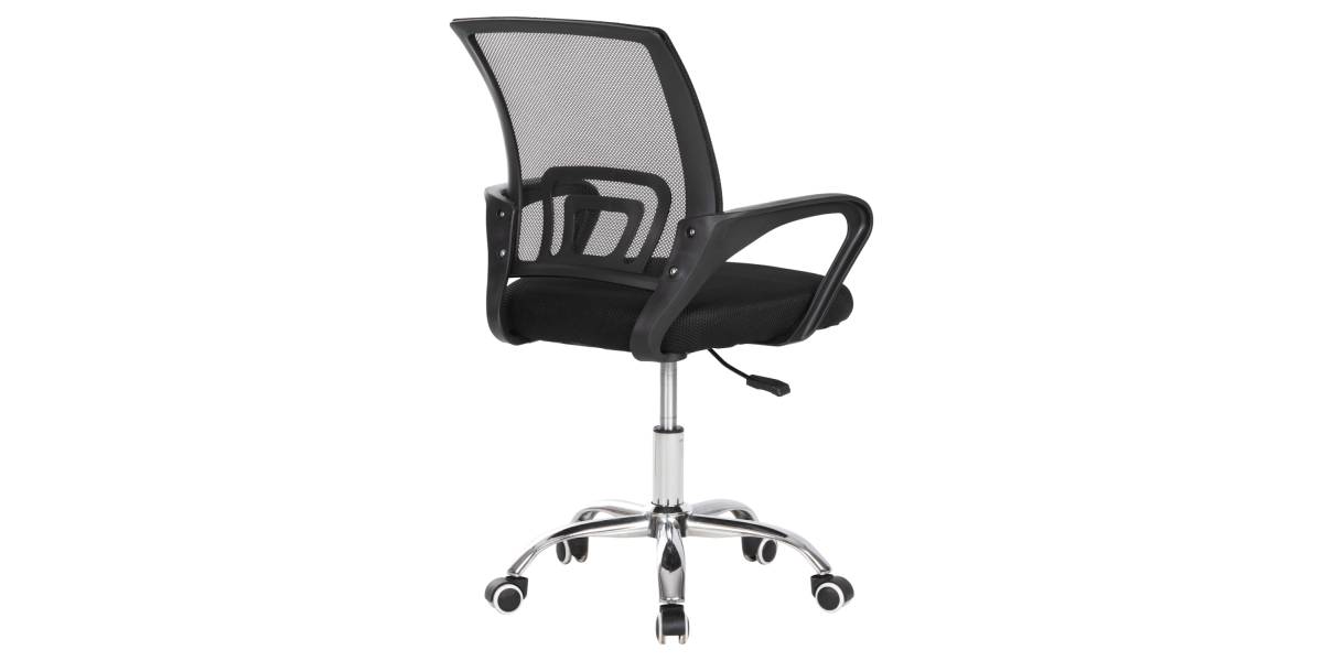 ΚΑΡΕΚΛΑ ΓΡΑΦΕΙΟΥ BRISTONE HM1058.31 ΠΟΔΙ ΧΡΩΜΙΟΥ-ΜΑΥΡΗ 56x53x93Υεκ.