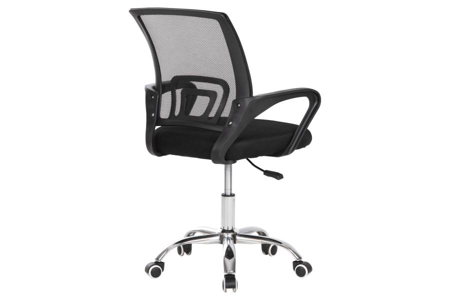 ΚΑΡΕΚΛΑ ΓΡΑΦΕΙΟΥ BRISTONE HM1058.31 ΠΟΔΙ ΧΡΩΜΙΟΥ-ΜΑΥΡΗ 56x53x93Υεκ.