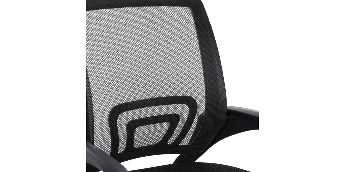 ΚΑΡΕΚΛΑ ΓΡΑΦΕΙΟΥ BRISTONE HM1058.31 ΠΟΔΙ ΧΡΩΜΙΟΥ-ΜΑΥΡΗ 56x53x93Υεκ.