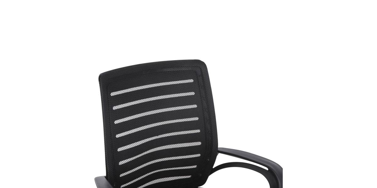 ΚΑΡΕΚΛΑ ΓΡΑΦΕΙΟΥ TRAIL HM1192 ΜΑΥΡΟ MESH-ΠΟΔΙ ΧΡΩΜΙΟΥ 64x55x98,5Υεκ.
