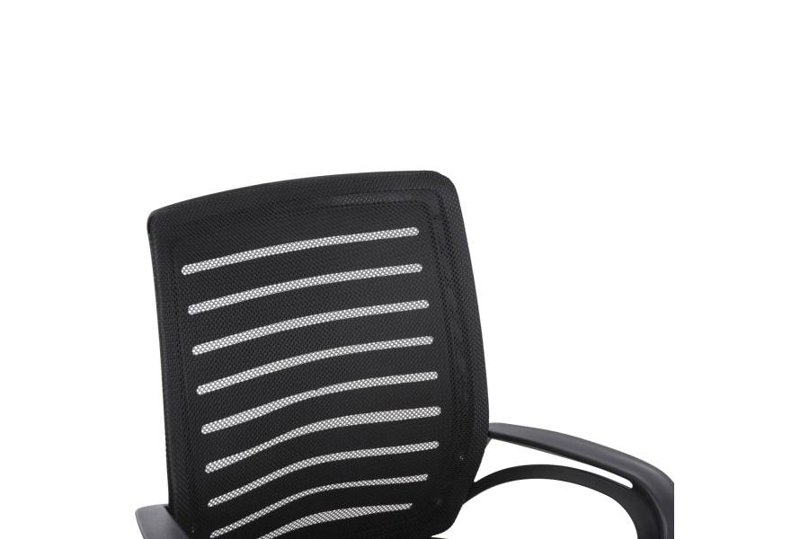 ΚΑΡΕΚΛΑ ΓΡΑΦΕΙΟΥ TRAIL HM1192 ΜΑΥΡΟ MESH-ΠΟΔΙ ΧΡΩΜΙΟΥ 64x55x98,5Υεκ.