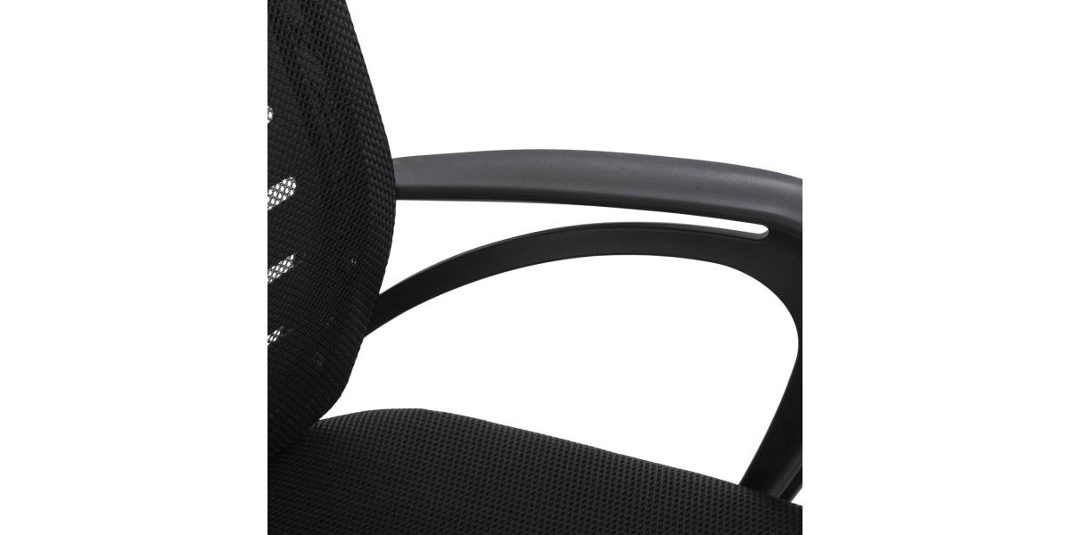 ΚΑΡΕΚΛΑ ΓΡΑΦΕΙΟΥ TRAIL HM1192 ΜΑΥΡΟ MESH-ΠΟΔΙ ΧΡΩΜΙΟΥ 64x55x98,5Υεκ.
