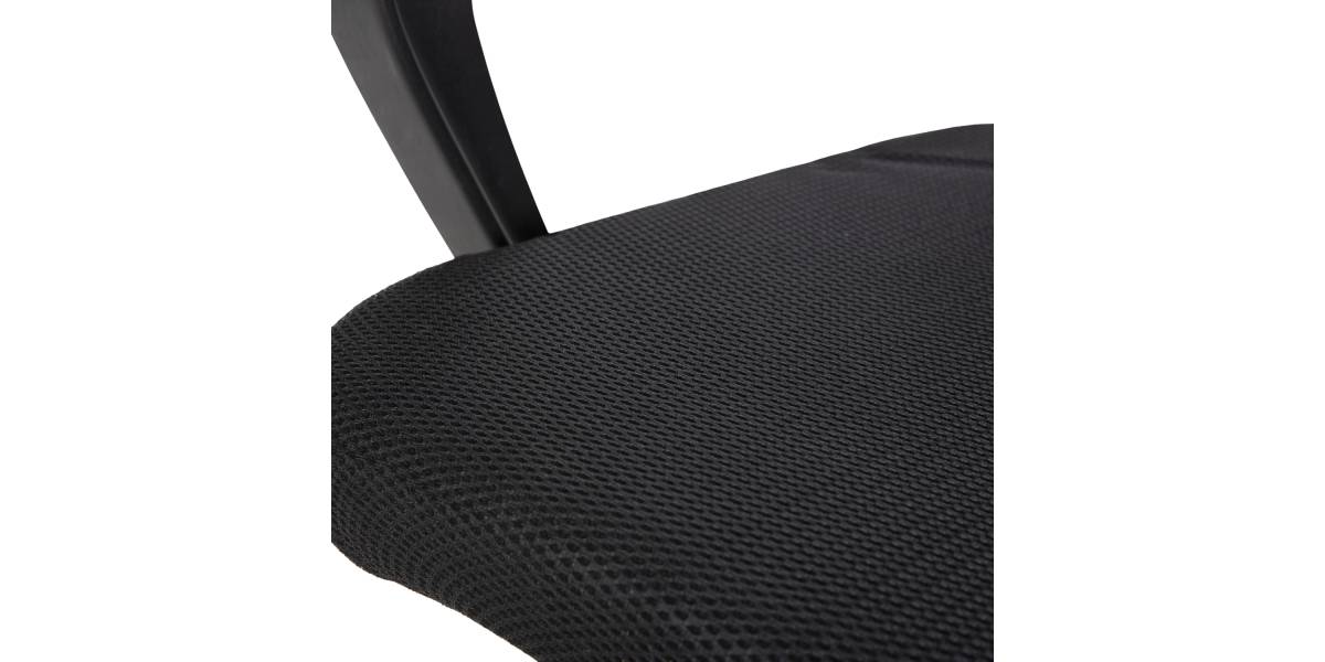 ΚΑΡΕΚΛΑ ΓΡΑΦΕΙΟΥ TRAIL HM1192 ΜΑΥΡΟ MESH-ΠΟΔΙ ΧΡΩΜΙΟΥ 64x55x98,5Υεκ.
