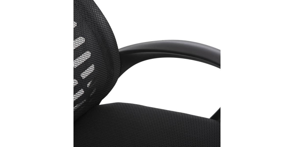 ΚΑΡΕΚΛΑ ΓΡΑΦΕΙΟΥ TRAIL2 HM1193 ΜΑΥΡΟ MESH-ΠΟΔΙ ΧΡΩΜΙΟΥ 62x59x120Yεκ.