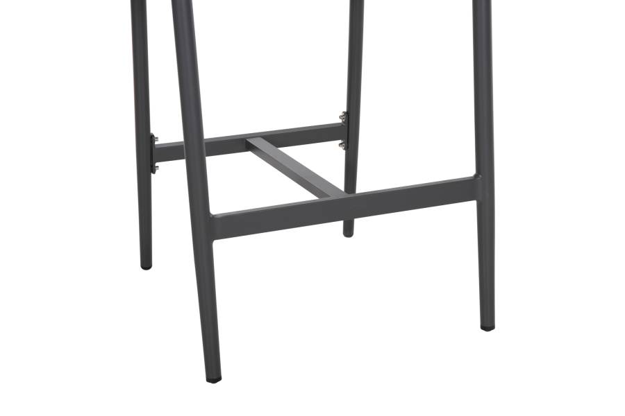 ΣΚΑΜΠΟ BAR ΑΛΟΥΜΙΝΙΟΥ GREGG HM5788.12 ΑΝΘΡΑΚΙ-ΜΠΕΖ ΤΗΣ ΑΜΜΟΥ ΣΥΝΘ.RATTAN 54x57x106Υεκ