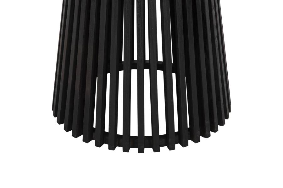 ΤΡΑΠΕΖΙ ΤΡΑΠΕΖΑΡΙΑΣ FRANTZ HM9388.12 ΜΑΣΙΦ MINDI ΞΥΛΟ ΣΕ ΜΑΥΡΟ Φ120X76,5Υεκ.