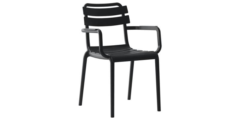 ΠΟΛΥΘΡΟΝΑ ΠΟΛΥΠΡΟΠΥΛΕΝΙΟΥ PHILLY HM6123.02 ΜΑΥΡΟ 58,5x49x83,5Υεκ.