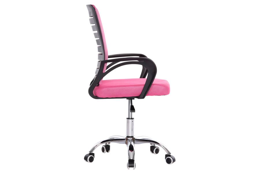 ΚΑΡΕΚΛΑ ΓΡΑΦΕΙΟΥ TRAIL HM1192.35 ΡΟΖ MESH-ΠΟΔΙ ΧΡΩΜΙΟΥ 62x51x98Υεκ.