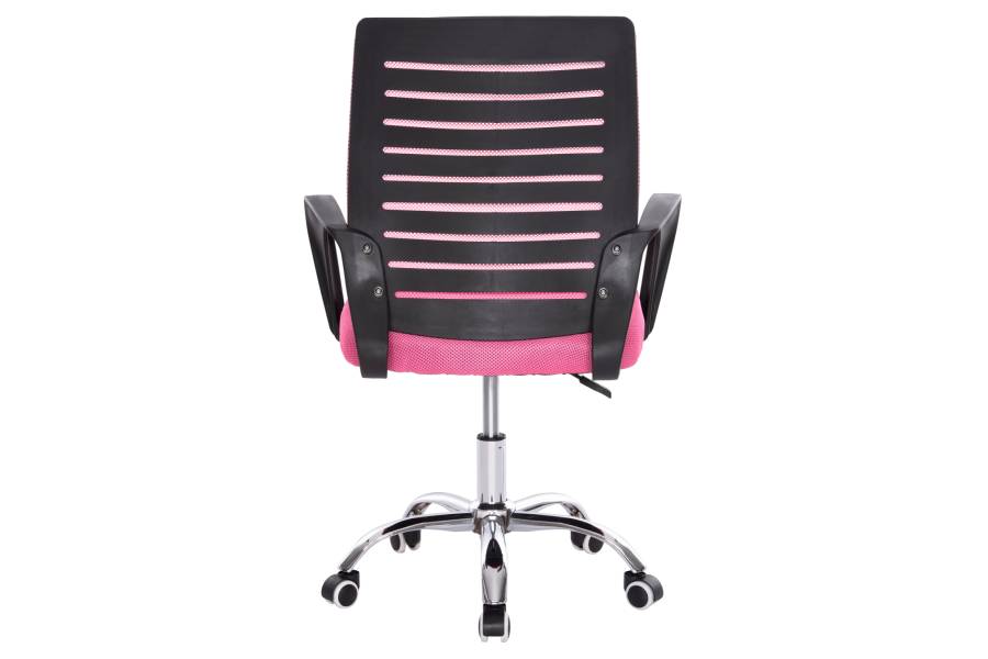 ΚΑΡΕΚΛΑ ΓΡΑΦΕΙΟΥ TRAIL HM1192.35 ΡΟΖ MESH-ΠΟΔΙ ΧΡΩΜΙΟΥ 62x51x98Υεκ.