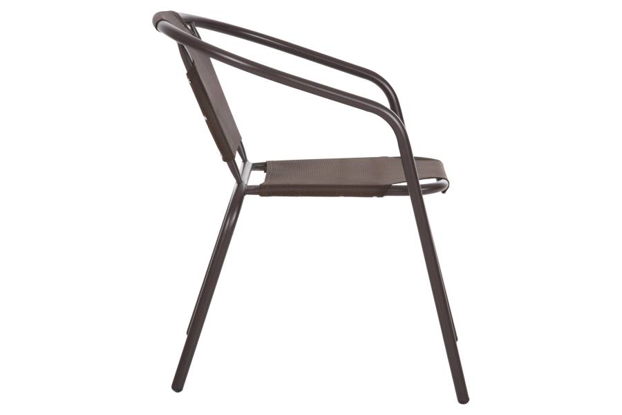 ΠΟΛΥΘΡΟΝΑ ΕΞ.ΧΩΡΟΥ LEDAN HM5977.02 ΜΕΤΑΛΛO & TEXTILENE ΚΑΦΕ 55x58x72Υεκ.