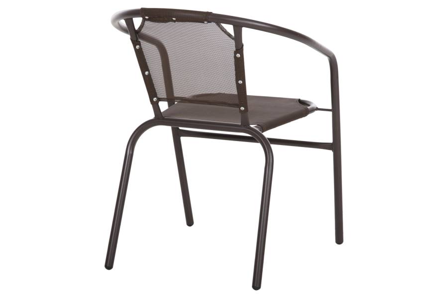 ΠΟΛΥΘΡΟΝΑ ΕΞ.ΧΩΡΟΥ LEDAN HM5977.02 ΜΕΤΑΛΛO & TEXTILENE ΚΑΦΕ 55x58x72Υεκ.