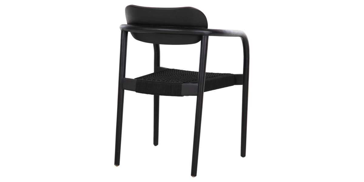 ΠΟΛΥΘΡΟΝΑ OSLO HM9636.12 ΞΥΛΟ TEAK ΜΑΥΡΟ & ΜΑΥΡΟ ΣΧΟΙΝΙ 55x54x80Yεκ.
