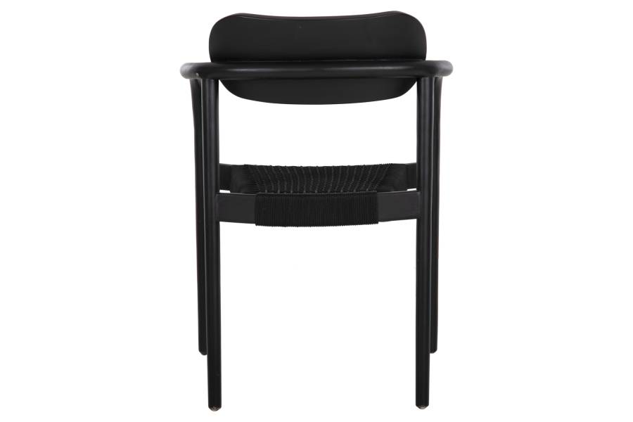 ΠΟΛΥΘΡΟΝΑ OSLO HM9636.12 ΞΥΛΟ TEAK ΜΑΥΡΟ & ΜΑΥΡΟ ΣΧΟΙΝΙ 55x54x80Yεκ.