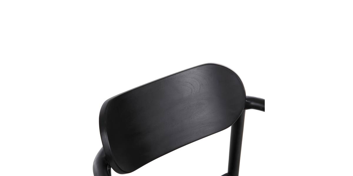 ΠΟΛΥΘΡΟΝΑ OSLO HM9636.12 ΞΥΛΟ TEAK ΜΑΥΡΟ & ΜΑΥΡΟ ΣΧΟΙΝΙ 55x54x80Yεκ.