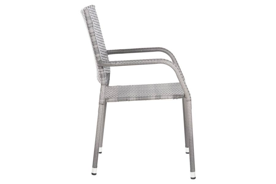 ΠΟΛΥΘΡΟΝΑ ΕΞΩΤ.ΧΩΡΟΥ MORNER HM6074.02 ΜΕΤΑΛΛΟ ΜΕ ΕΠΕΝΔΥΣΗ ΓΚΡΙ WICKER 55x58x87Υεκ