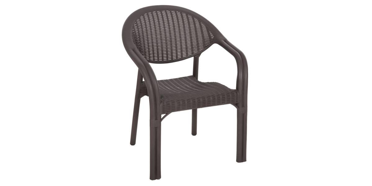 ΠΟΛΥΘΡΟΝΑ ΠΟΛΥΠΡΟΠΥΛΕΝΙΟΥ FETT HM6158.06 BAMBOO LOOK-ΚΑΦΕ 63x59x81Υεκ.