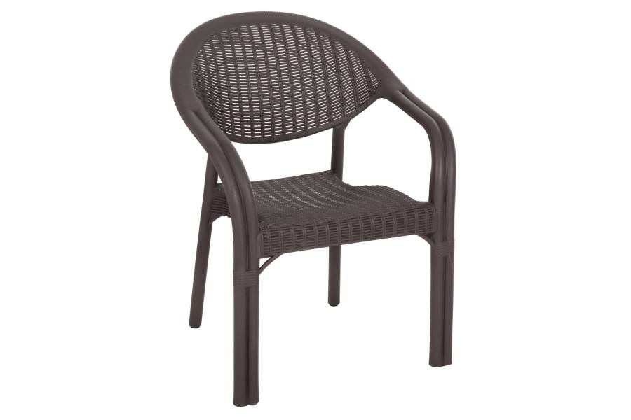 ΠΟΛΥΘΡΟΝΑ ΠΟΛΥΠΡΟΠΥΛΕΝΙΟΥ FETT HM6158.06 BAMBOO LOOK-ΚΑΦΕ 63x59x81Υεκ.