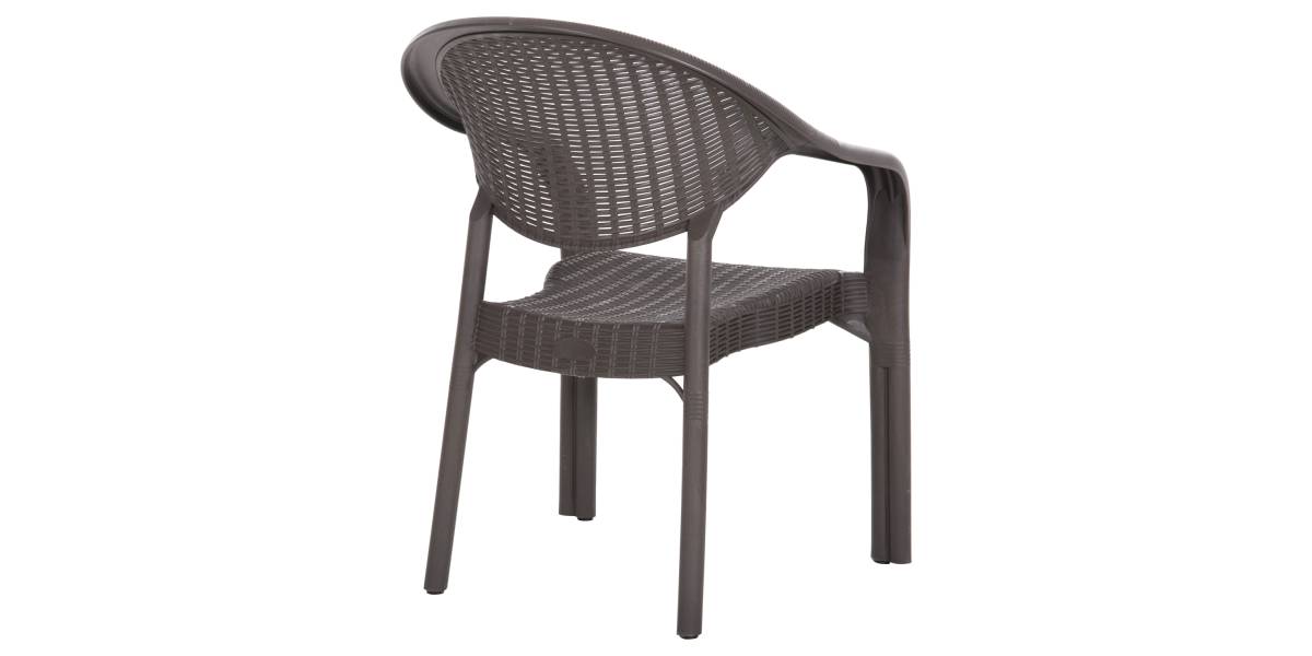 ΠΟΛΥΘΡΟΝΑ ΠΟΛΥΠΡΟΠΥΛΕΝΙΟΥ FETT HM6158.06 BAMBOO LOOK-ΚΑΦΕ 63x59x81Υεκ.