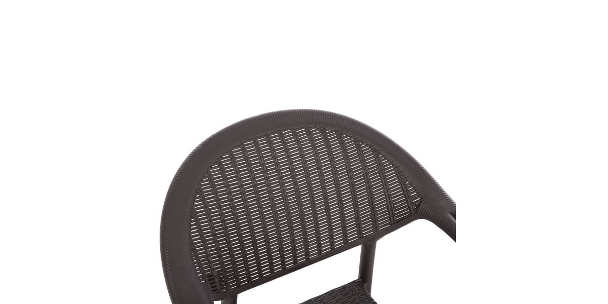 ΠΟΛΥΘΡΟΝΑ ΠΟΛΥΠΡΟΠΥΛΕΝΙΟΥ FETT HM6158.06 BAMBOO LOOK-ΚΑΦΕ 63x59x81Υεκ.