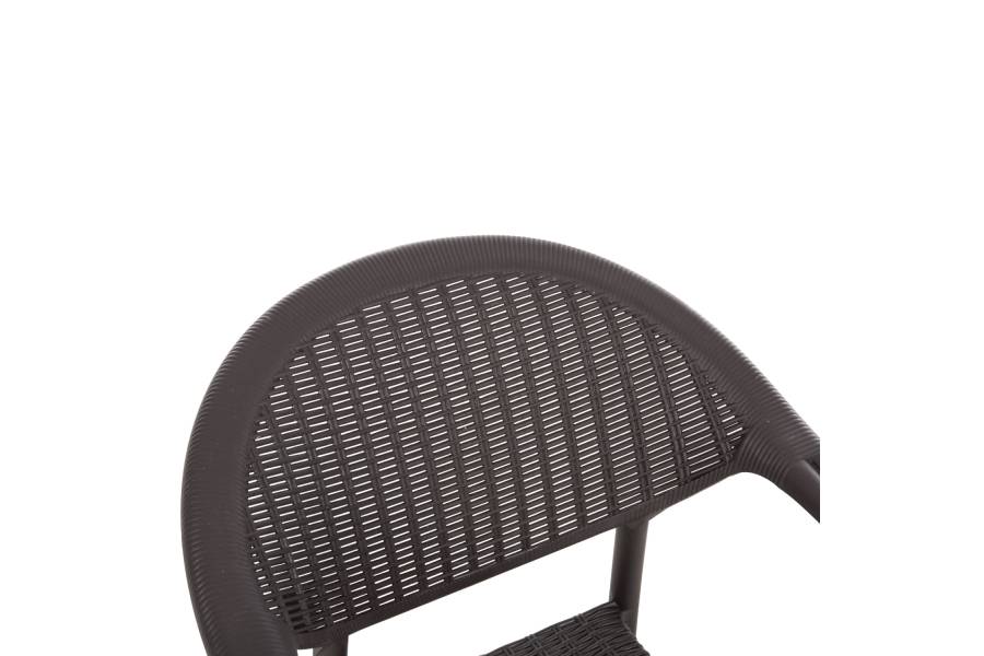 ΠΟΛΥΘΡΟΝΑ ΠΟΛΥΠΡΟΠΥΛΕΝΙΟΥ FETT HM6158.06 BAMBOO LOOK-ΚΑΦΕ 63x59x81Υεκ.