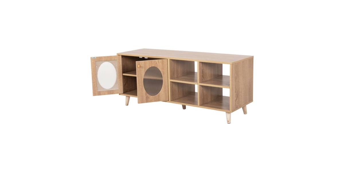ΕΠΙΠΛΟ ΤΗΛΕΟΡΑΣΗΣ RILLION HM9879 ΜΕΛΑΜΙΝΗ ΣΕ SONAMA 120x40x50Yεκ