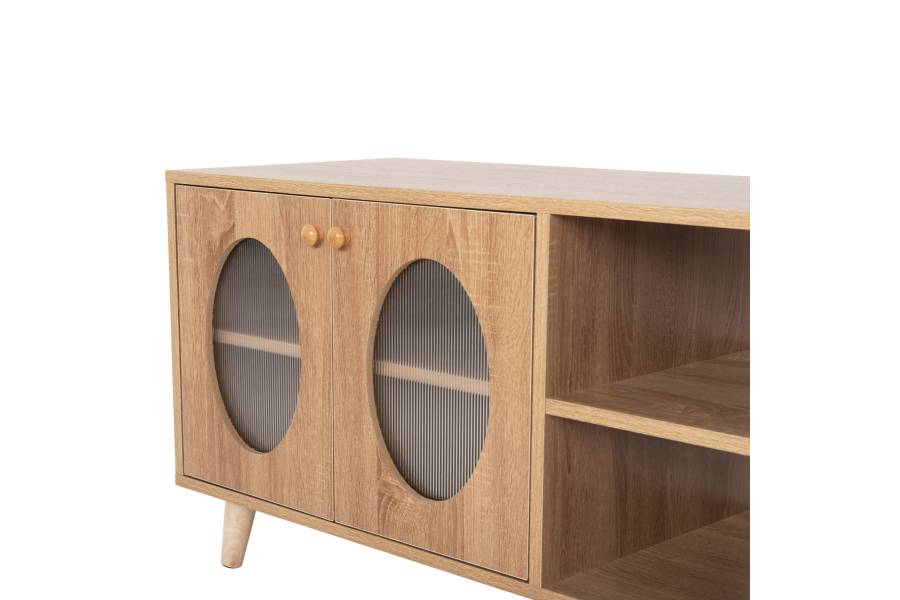 ΕΠΙΠΛΟ ΤΗΛΕΟΡΑΣΗΣ RILLION HM9879 ΜΕΛΑΜΙΝΗ ΣΕ SONAMA 120x40x50Yεκ