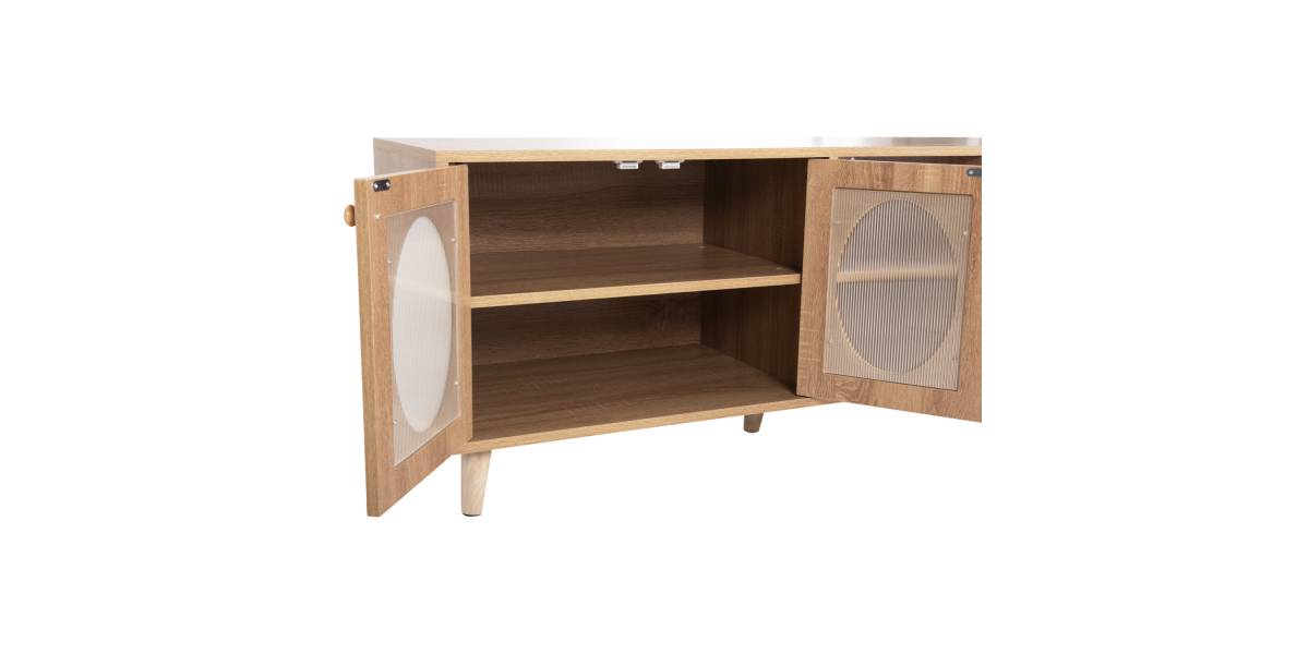ΕΠΙΠΛΟ ΤΗΛΕΟΡΑΣΗΣ RILLION HM9879 ΜΕΛΑΜΙΝΗ ΣΕ SONAMA 120x40x50Yεκ