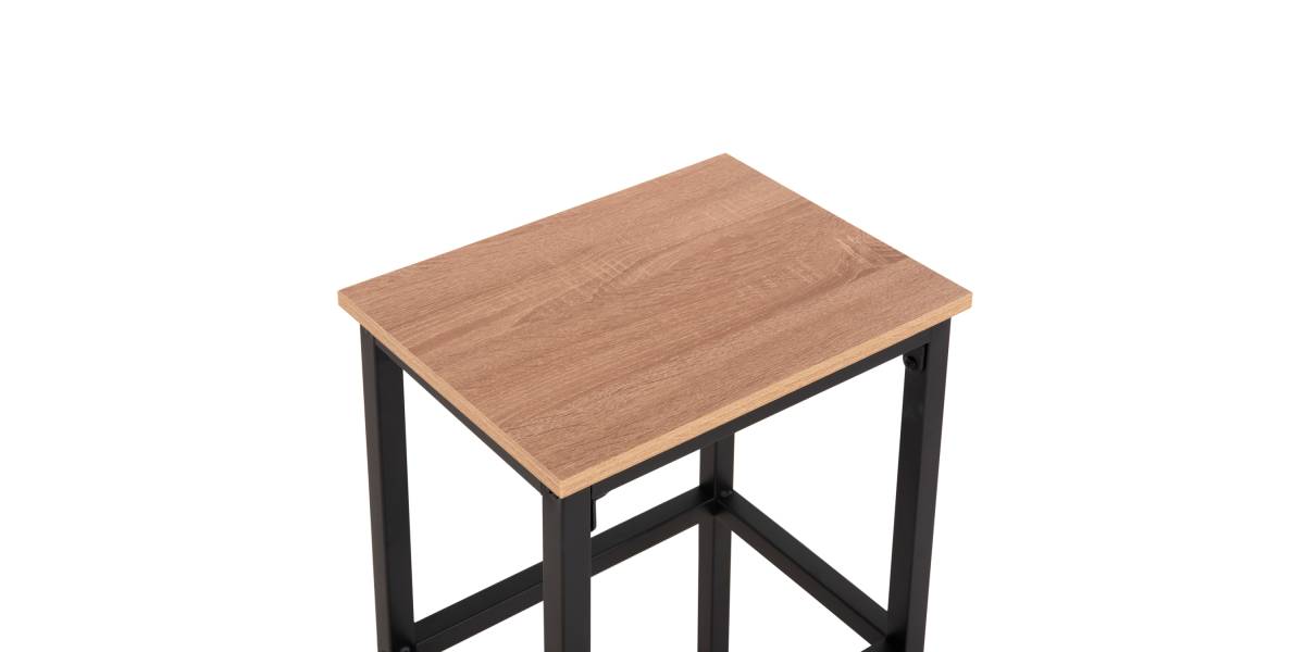 ΣΕΤ ΤΡΑΠΕΖΑΡΙΑ ΜΠΑΡ 5ΤΜΧ BOXY HM9882.01 ΜΑΥΡΟ ΜΕΤΑΛΛΟ-ΜΕΛΑΜΙΝΗ ΣΕ SONAMA