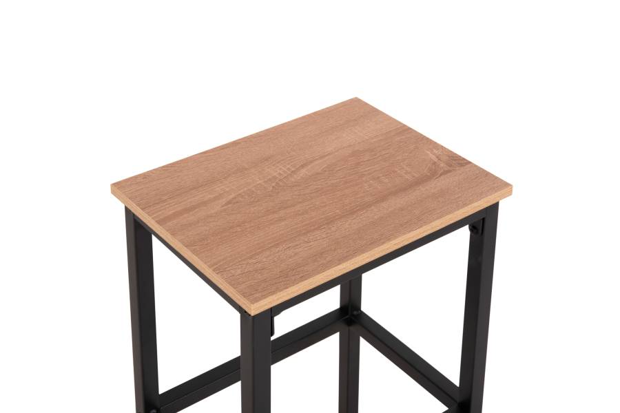 ΣΕΤ ΤΡΑΠΕΖΑΡΙΑ ΜΠΑΡ 5ΤΜΧ BOXY HM9882.01 ΜΑΥΡΟ ΜΕΤΑΛΛΟ-ΜΕΛΑΜΙΝΗ ΣΕ SONAMA