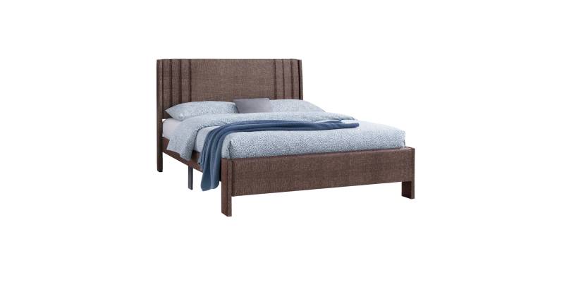 ΚΡΕΒΑΤΙ ΔΙΠΛΟ CREDENCE HM685.03 ΚΑΦΕ ΥΦΑΣΜΑ ΓΙΑ ΣΤΡΩΜΑ 160Χ200εκ.