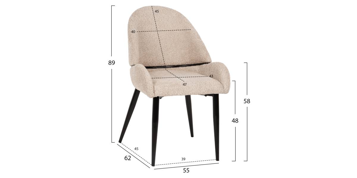 ΣΕΤ ΤΡΑΠΕΖΑΡΙΑΣ 7ΤΜΧ POSE HM21046 ΤΡΑΠΕΖΙ ΜΕ ΚΕΡΑΜΙΚΟ TOP-6 ΚΑΡΕΚΛΕΣ ΕΚΡΟΥ