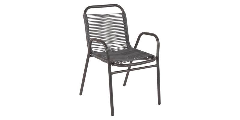 ΠΟΛΥΘΡΟΝΑ ΕΞ.ΧΩΡΟΥ AVRIL HM5968.01 ΜΕΤΑΛΛΟ ΚΑΙ ΣΥΝΘ.RATTAN ΣΕ ΓΚΡΙ 54,5x56x78Υεκ.