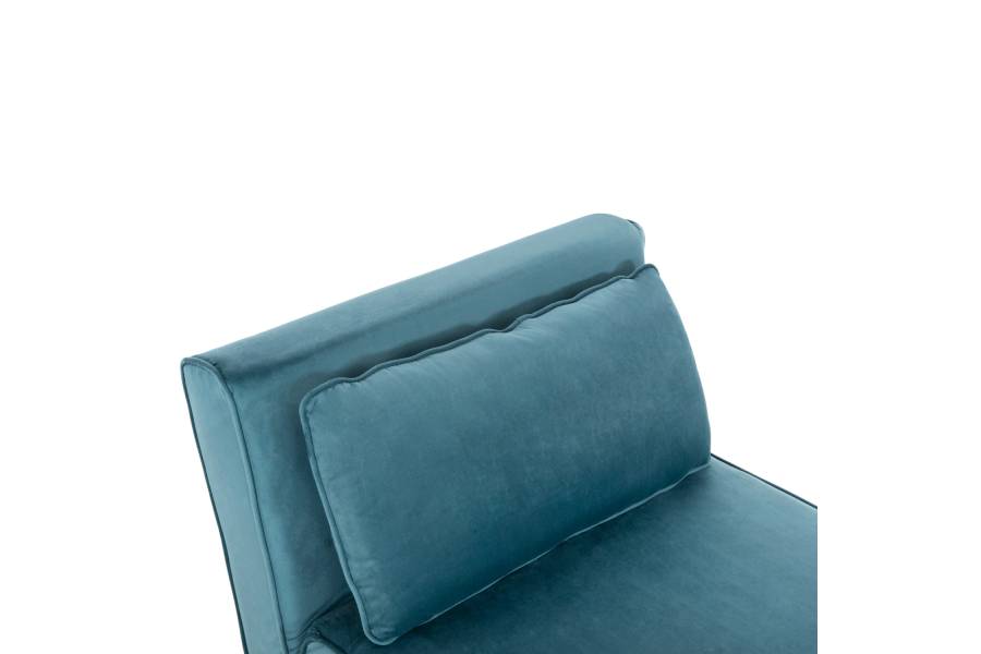 ΠΟΛΥΘΡΟΝΑ ΚΡΕΒΑΤΙ BRAXTON HM8425.25 ΒΕΛΟΥΔΟ ΣΕ ΧΡΩΜΑ ΜΕΝΤΑ 78x88x78Υεκ.