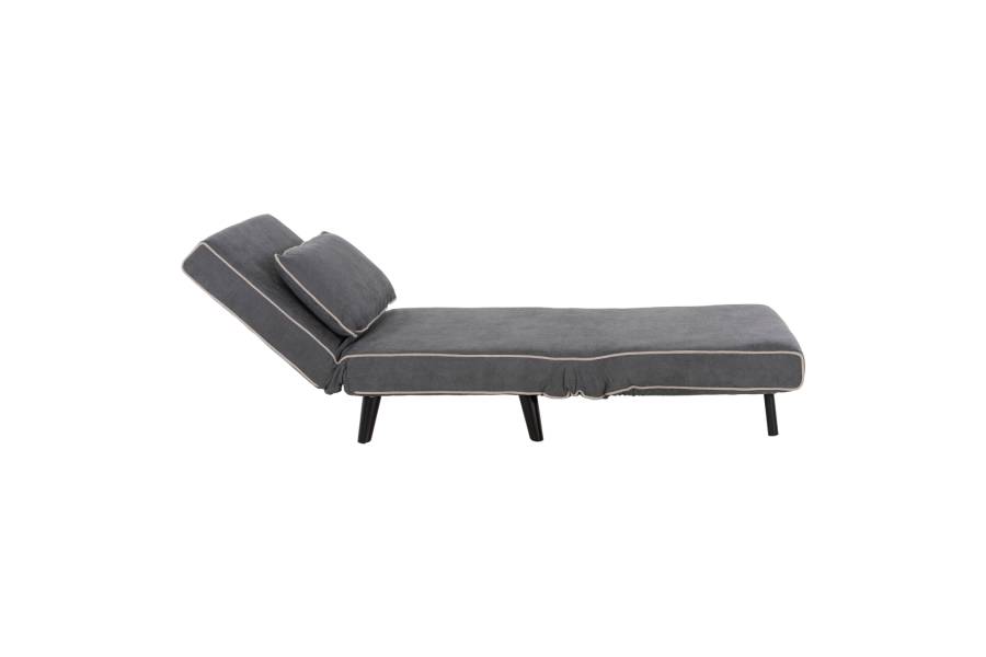 ΠΟΛΥΘΡΟΝΑ ΚΡΕΒΑΤΙ BRAXTON HM8425.10 ΣΚΟΥΡΟ ΓΚΡΙ ΥΦΑΣΜΑ 78x88x78Υεκ.