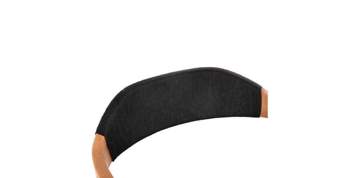 ΠΟΛΥΘΡΟΝΑ RIMINI HM9867.02 ΞΥΛΟ TEAK ΦΥΣΙΚΟ-ΜΑΥΡΟ ΣΧΟΙΝΙ & PU ΚΑΘΙΣΜΑ 60x61x76Υεκ.