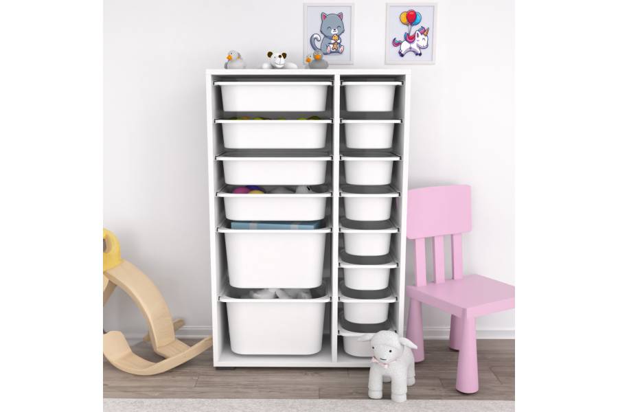 ΣΥΡΤΑΡΙΕΡΑ SANI HM18211.01 ΜΕΛΑΜΙΝΗ ΣΕ ΛΕΥΚΟ-14 ΛΕΥΚΑ ΣΥΡΤΑΡΙΑ P.E. 69,5x30x109Υεκ