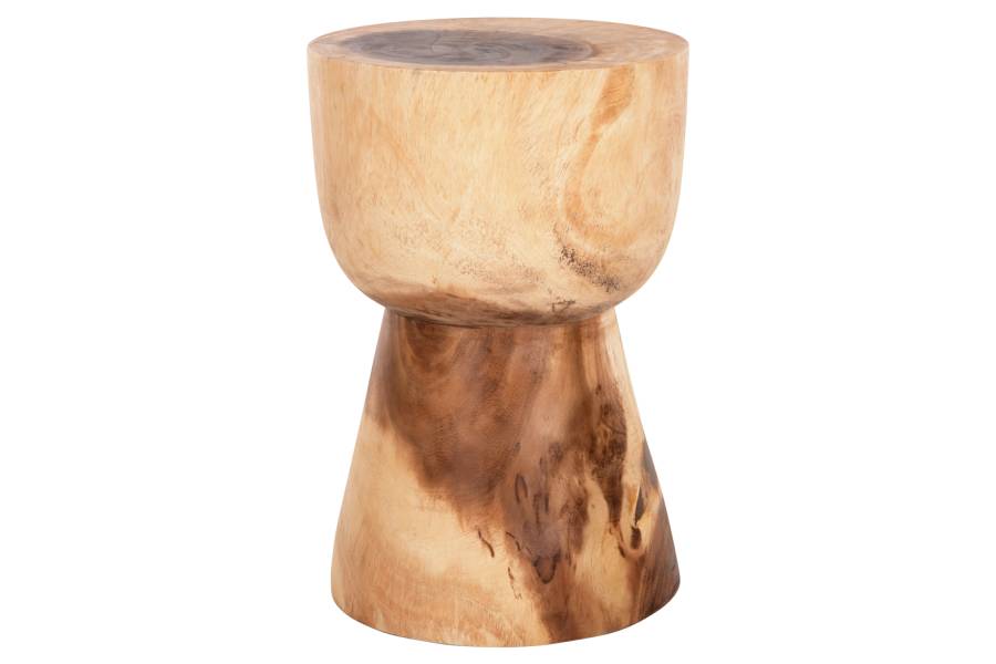 ΣΚΑΜΠΟ ΜΑΜΒΑ ΚΥΛΙΝΔΡΙΚΟ HM9901 ΜΑΣΙΦ ΞΥΛΟ SUAR ΣΕ ΦΥΣΙΚΟ Φ30x46Υεκ.