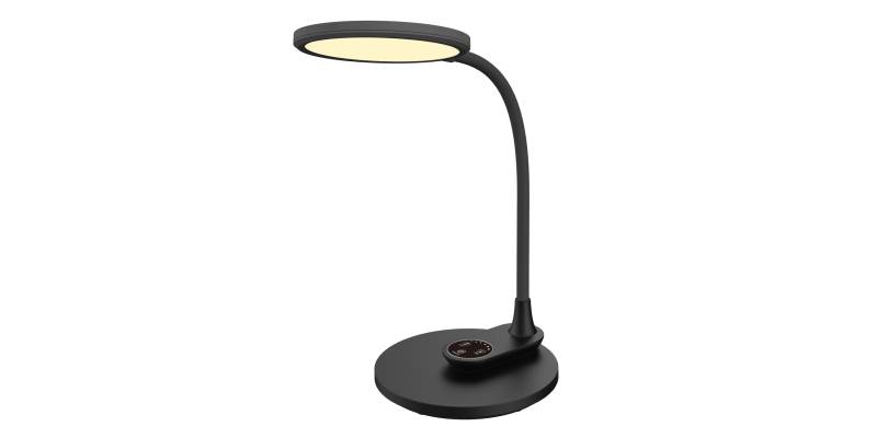 ΦΩΤΙΣΤΙΚΟ ΓΡΑΦΕΙΟΥ LED BLAIN HM4459.02 ΜΑΥΡΟ ABS & ΣΙΛΙΚΟΝΗ 17x26,6x34,5Υ εκ.