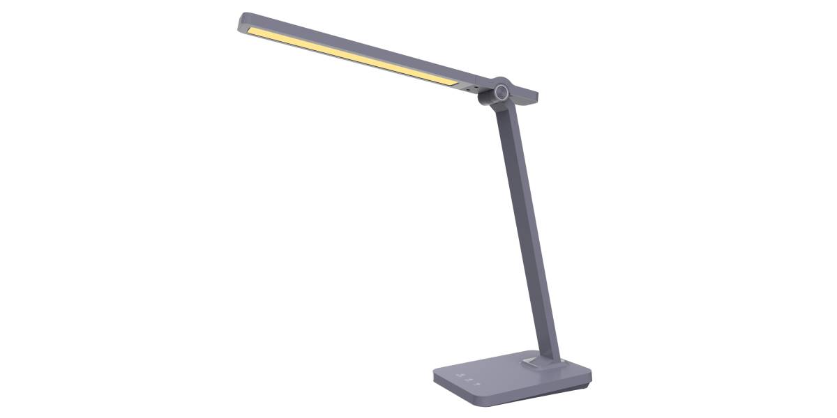 ΦΩΤΙΣΤΙΚΟ ΓΡΑΦΕΙΟΥ LED BLAIN PRO HM4448.07 ΓΚΡΙ ΧΡΩΜΑ ABS 17,3x12,5x39,9Υεκ.