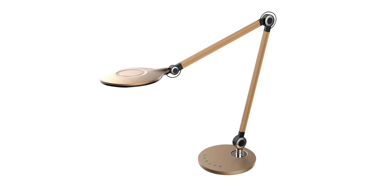 ΦΩΤΙΣΤΙΚΟ ΓΡΑΦΕΙΟΥ LED BLAIN PRO HM4452.09 ΧΡΥΣΟ ΧΡΩΜΑ ABS 55,7x49,7Υεκ.