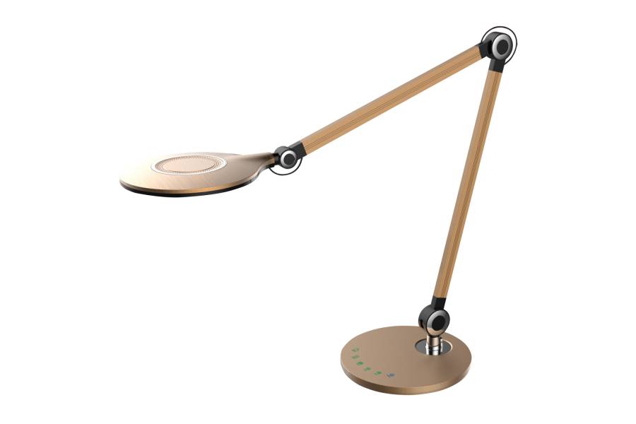 ΦΩΤΙΣΤΙΚΟ ΓΡΑΦΕΙΟΥ LED BLAIN PRO HM4452.09 ΧΡΥΣΟ ΧΡΩΜΑ ABS 55,7x49,7Υεκ.