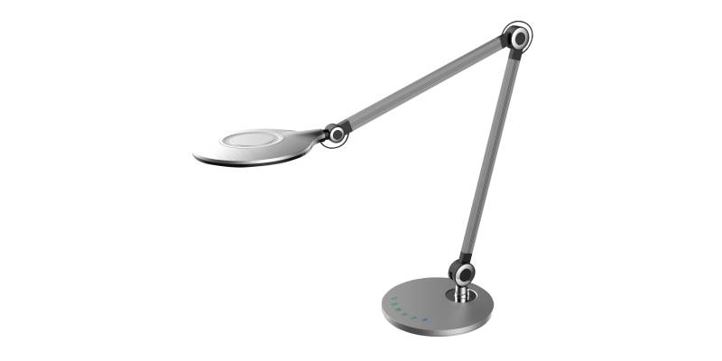 ΦΩΤΙΣΤΙΚΟ ΓΡΑΦΕΙΟΥ LED BLAIN PRO HM4452.08 ΓΚΡΙ-ΑΣΗΜΙ ΧΡΩΜΑ ABS 55,7x49,7Υεκ.